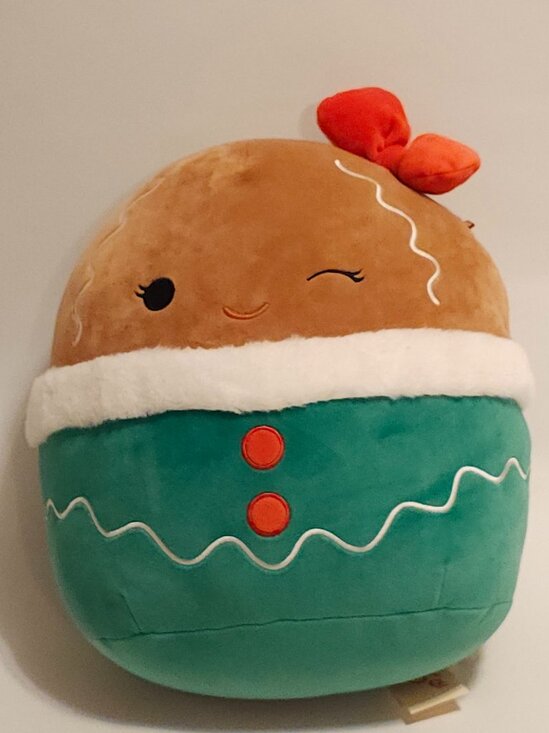 Squishmallows Gina the Gingerbread Girl 16” Plush - Picture 1 of 4
